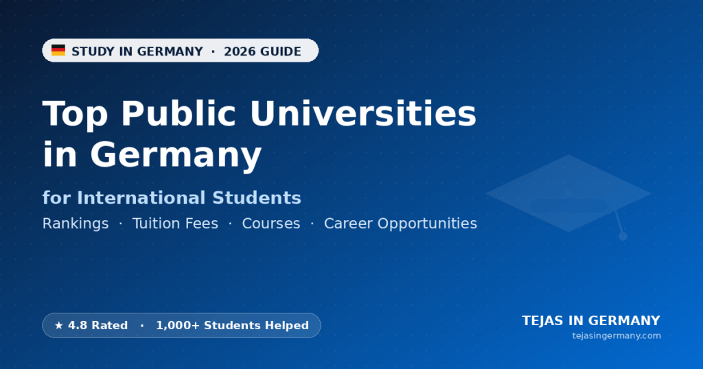 Top public universities in Germany for international students 2026 guide