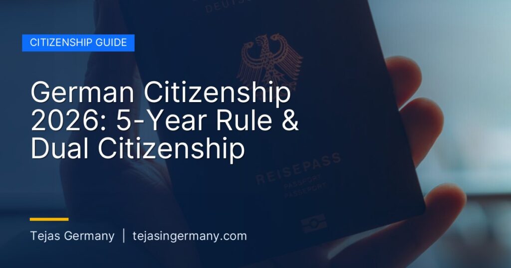 German citizenship 2026 rules and German passport